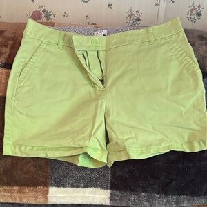 crown & ivy Light Green Women's Shorts